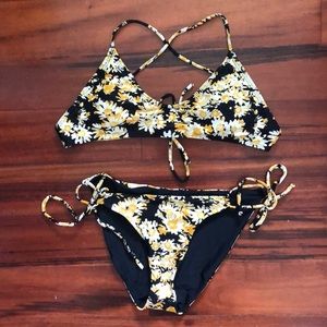 RVCA sunflower bikini